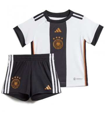 Tyskland Hemmakläder Barn VM 2022 Kortärmad (+ Korta byxor)
